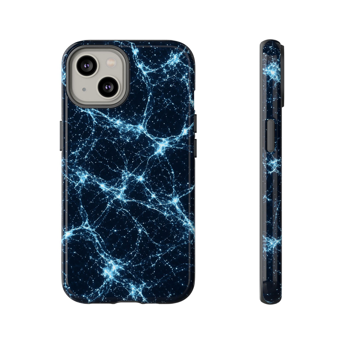 Neon Mycelium - Ice Crystal Phone Case
