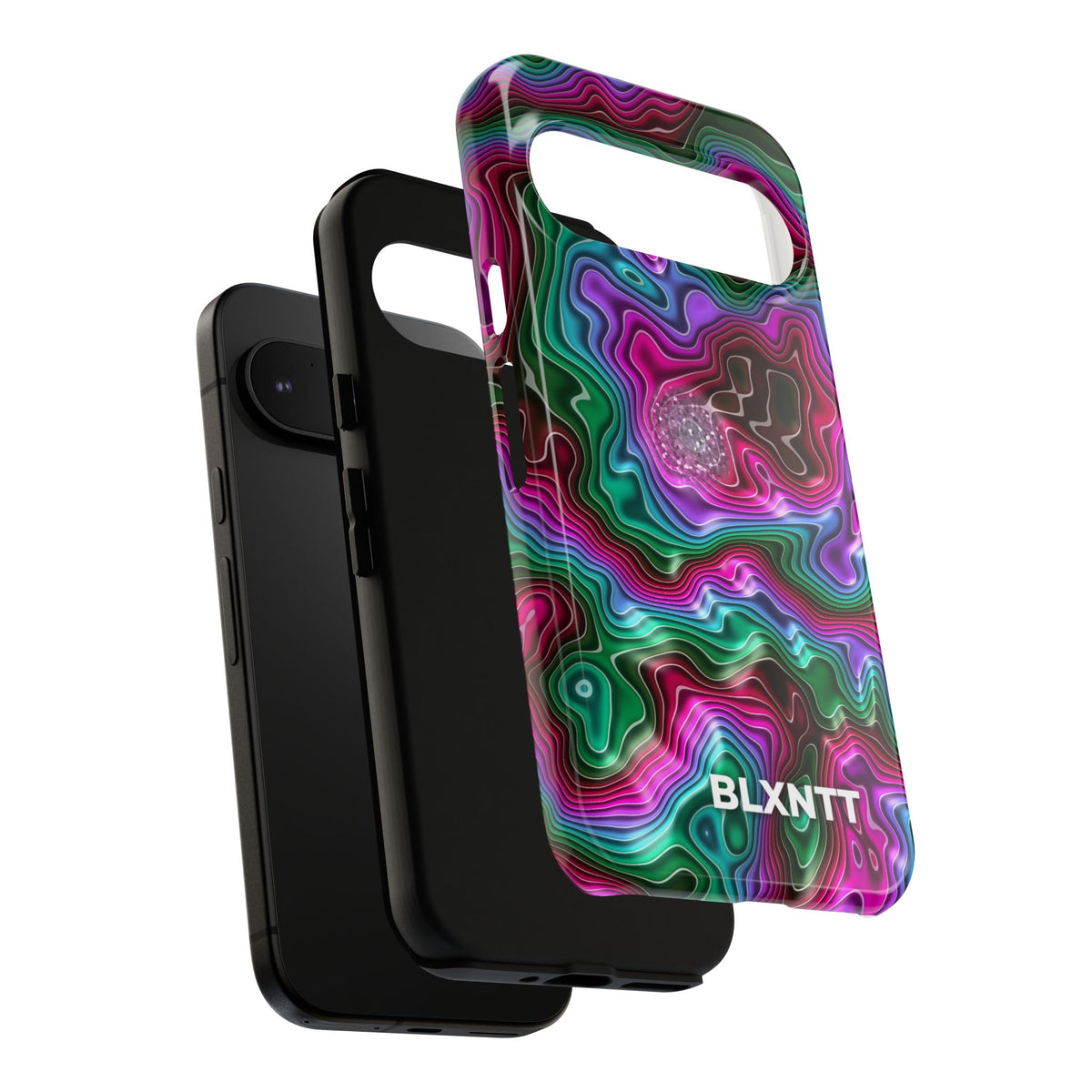 Neon Agate Phone Case