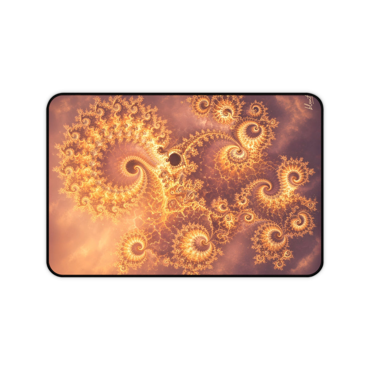 Copper Infinity - Golden Hour Desk Mat