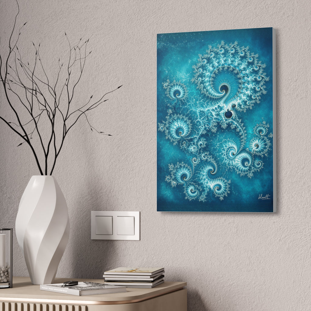 Copper Infinity - Lagoon Glossy Canvas
