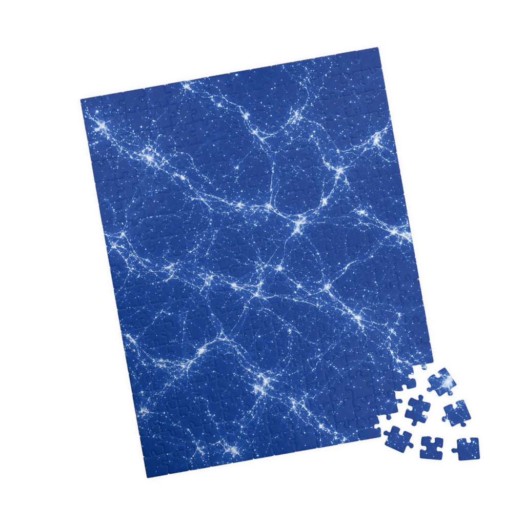 Neon Mycelium - Blueprint Jigsaw Puzzle