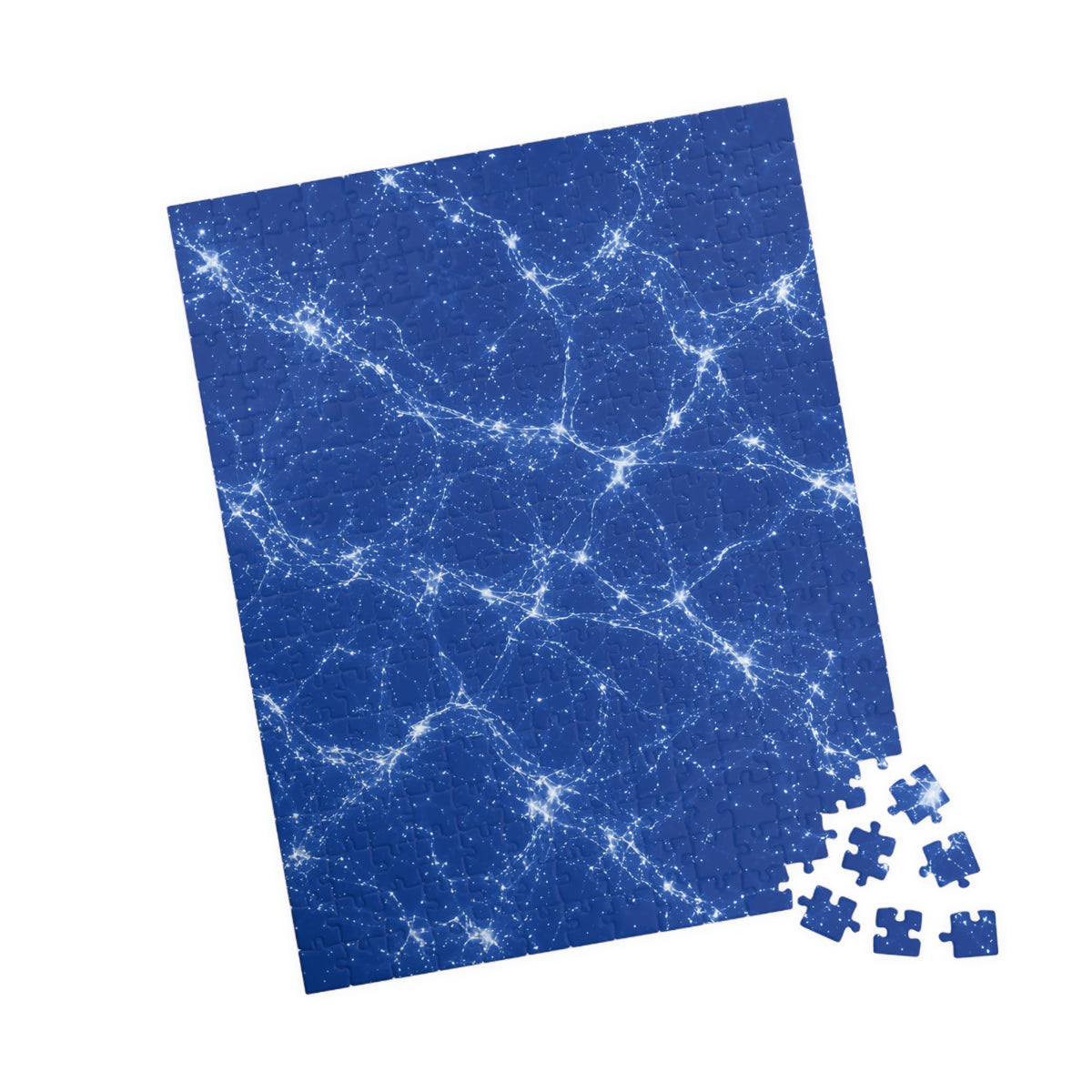 Neon Mycelium - Blueprint Jigsaw Puzzle