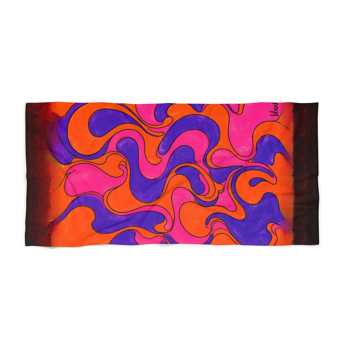 Fillmore Flow - Synthwave Beach Towel