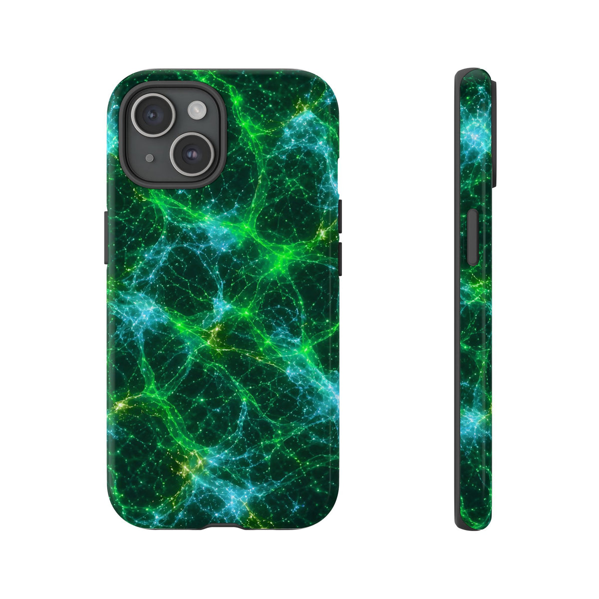 Neon Mycelium - Mermaid Phone Case
