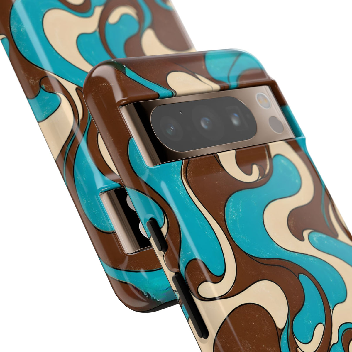 Fillmore Flow - Turquoise & Chocolate Phone Case
