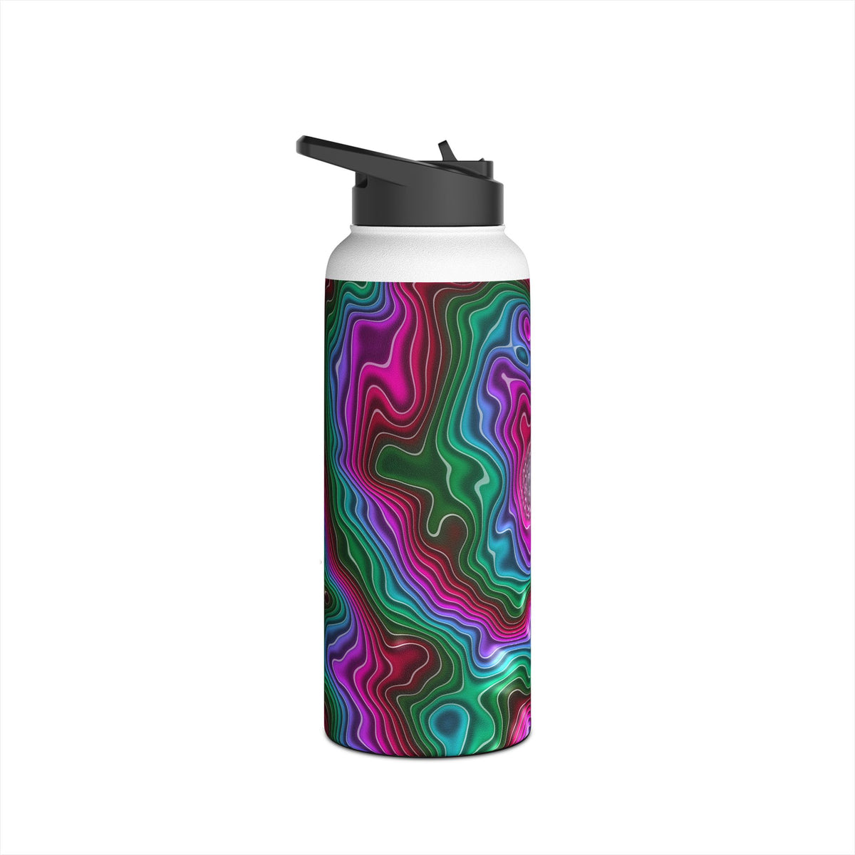 Neon Agate Water Bottle