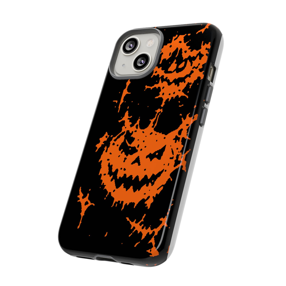 Orange Spiderweb Pumpkin Phone Case
