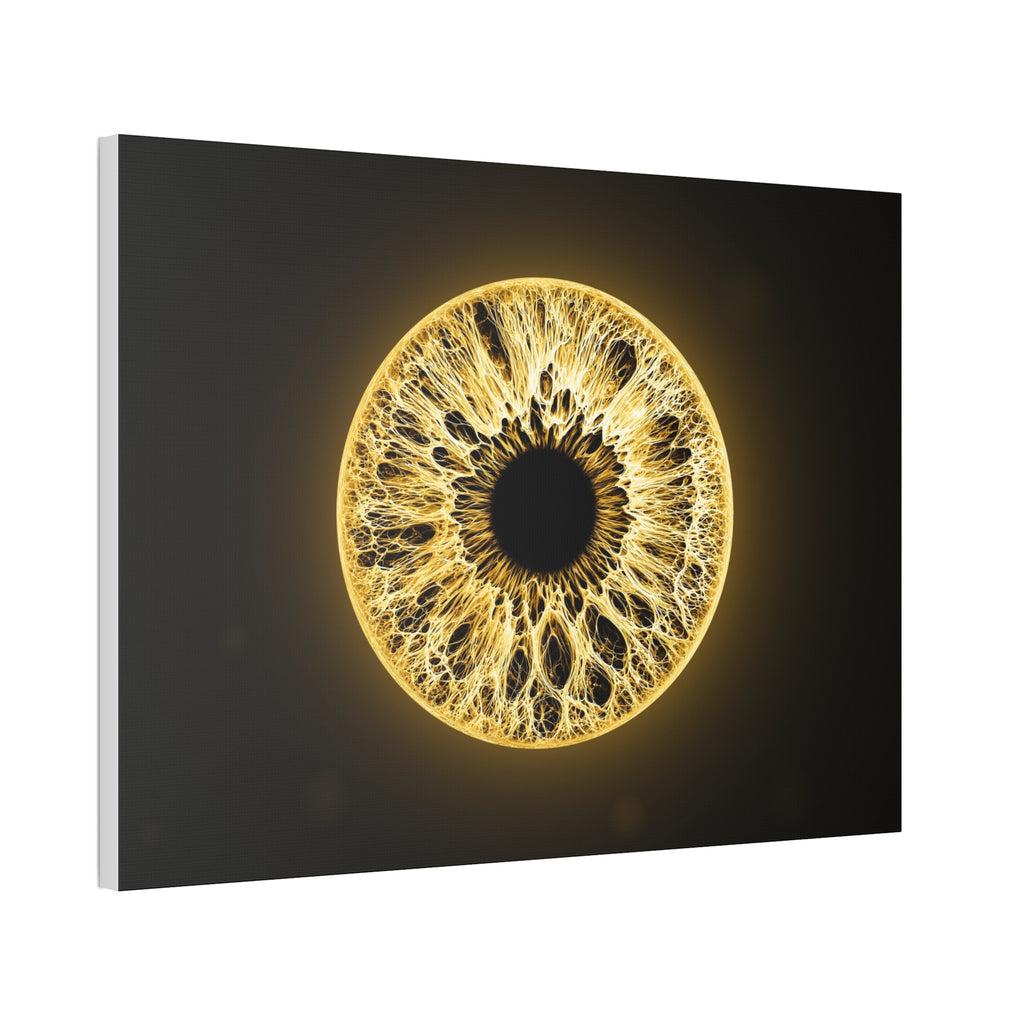 BLXNTT Iris – Lace Web Molten Gold Glossy Canvas