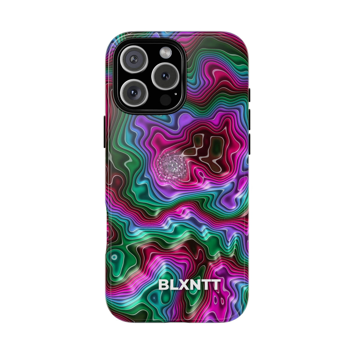 Neon Agate Phone Case