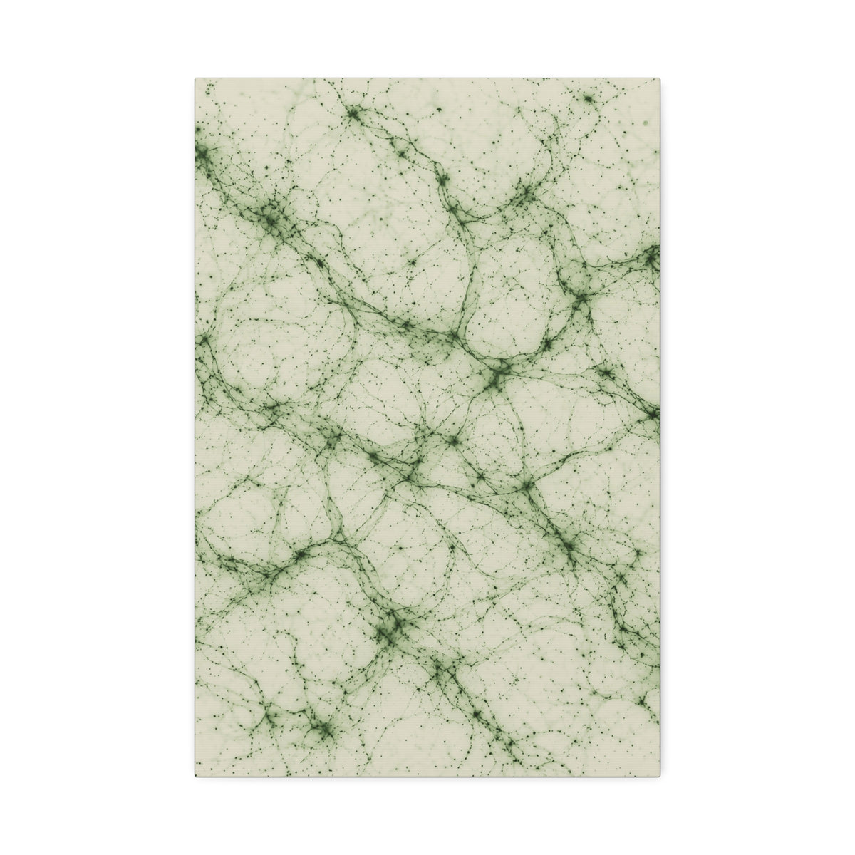 Neon Mycelium - Matcha Latte Glossy Canvas