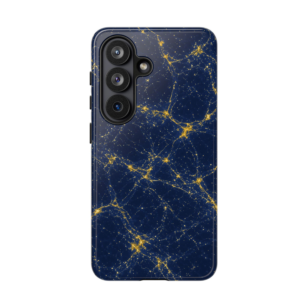 Neon Mycelium - Mustard Navy Phone Case