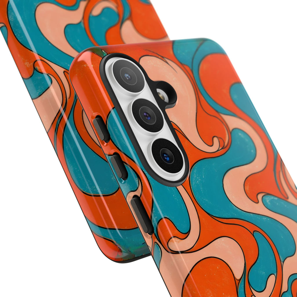 Fillmore Flow - Blood Orange & Teal Phone Case