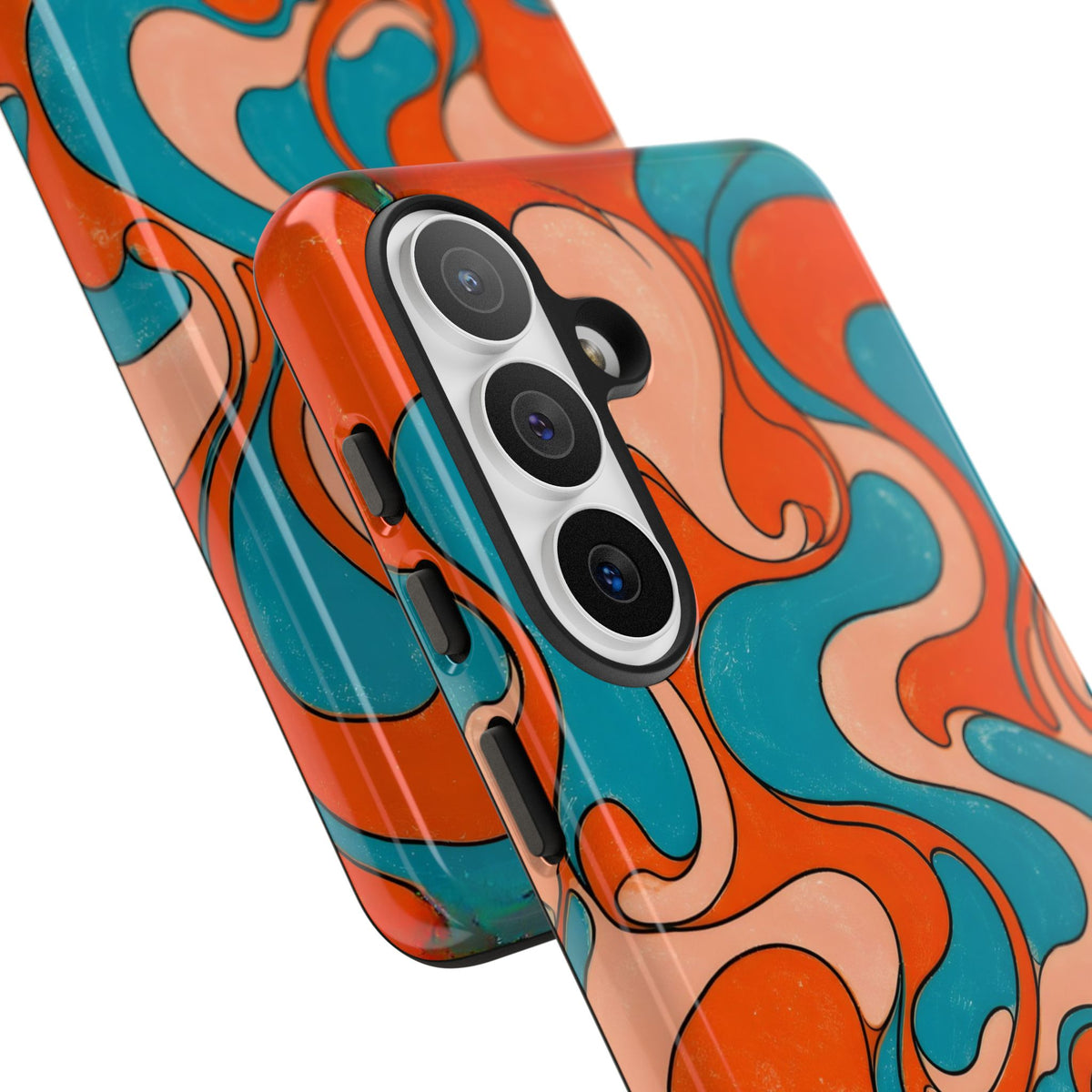 Fillmore Flow - Blood Orange & Teal Phone Case