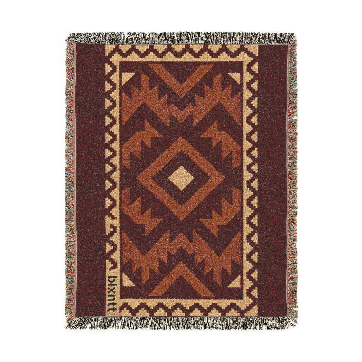 BLXNTT Red Hippie Woven Blanket #2