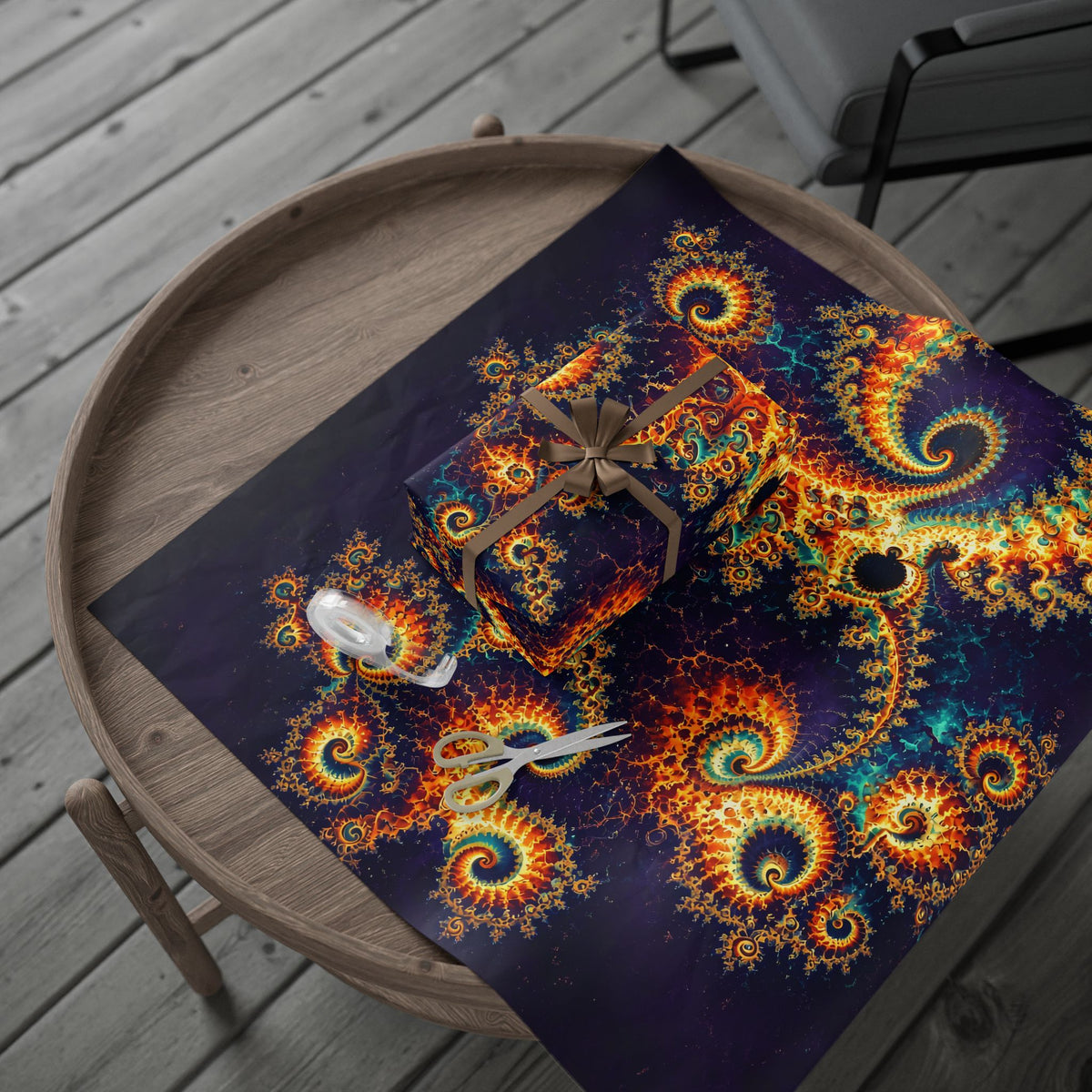 Copper Infinity - Infrared Wrapping Paper