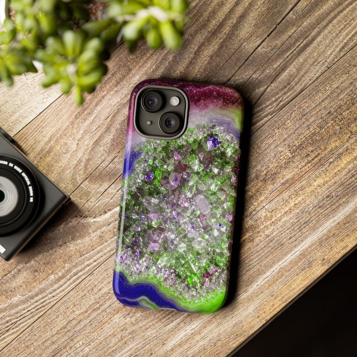 Geode Core - Cosmic Berry Phone Case
