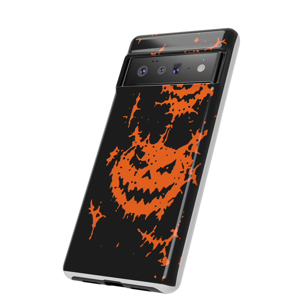 Orange Spiderweb Pumpkin Phone Case