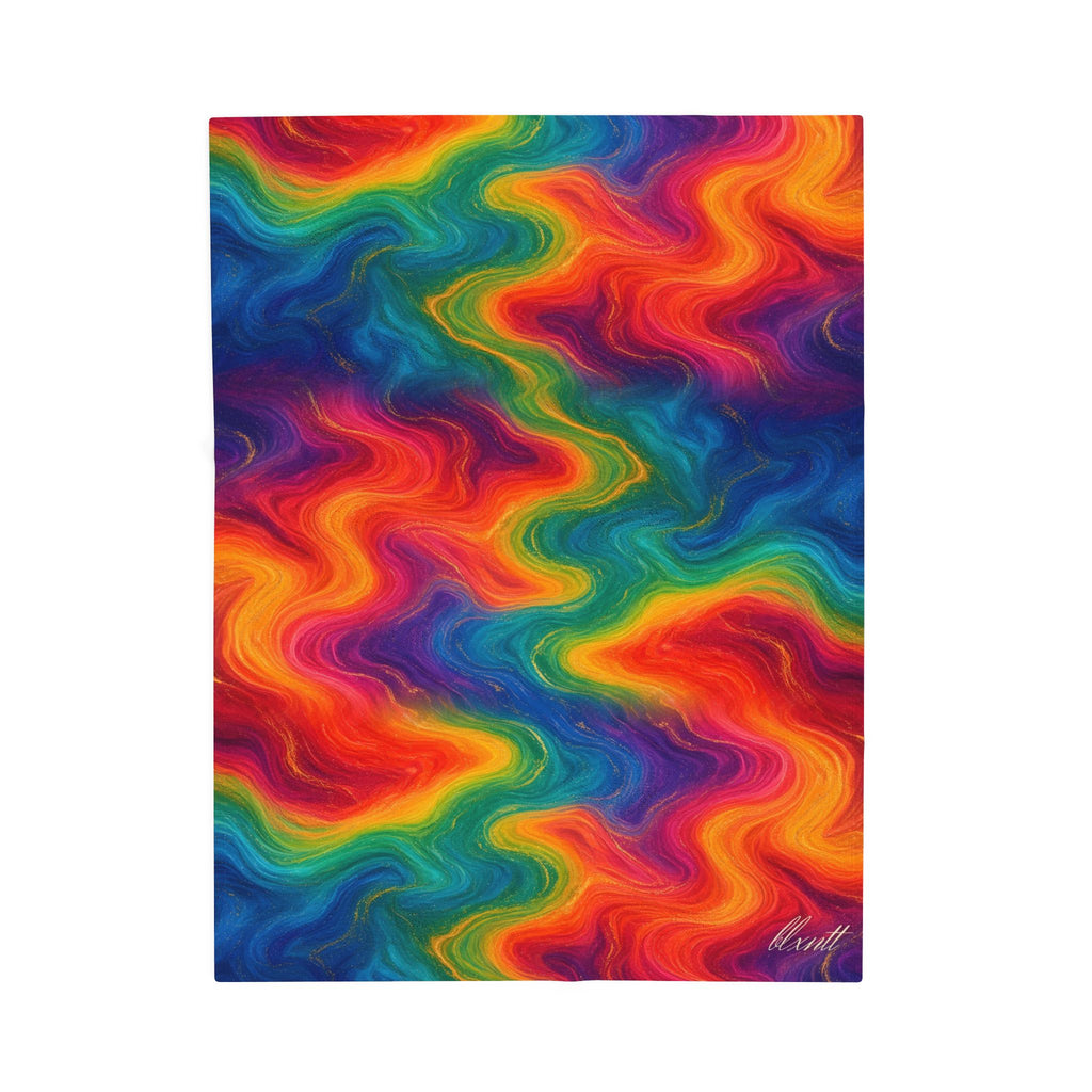 Rainbow Marble Blanket