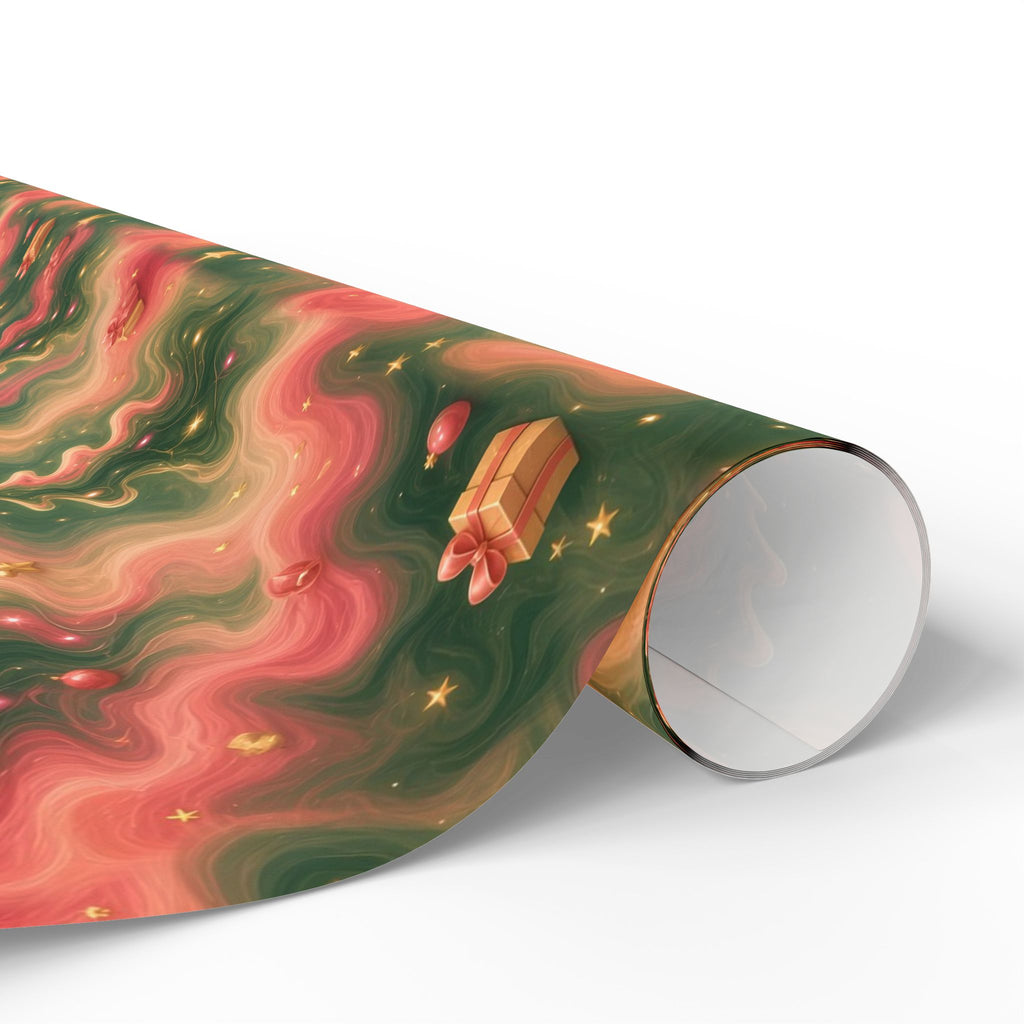 Trees Trippy Christmas Wrapping Paper