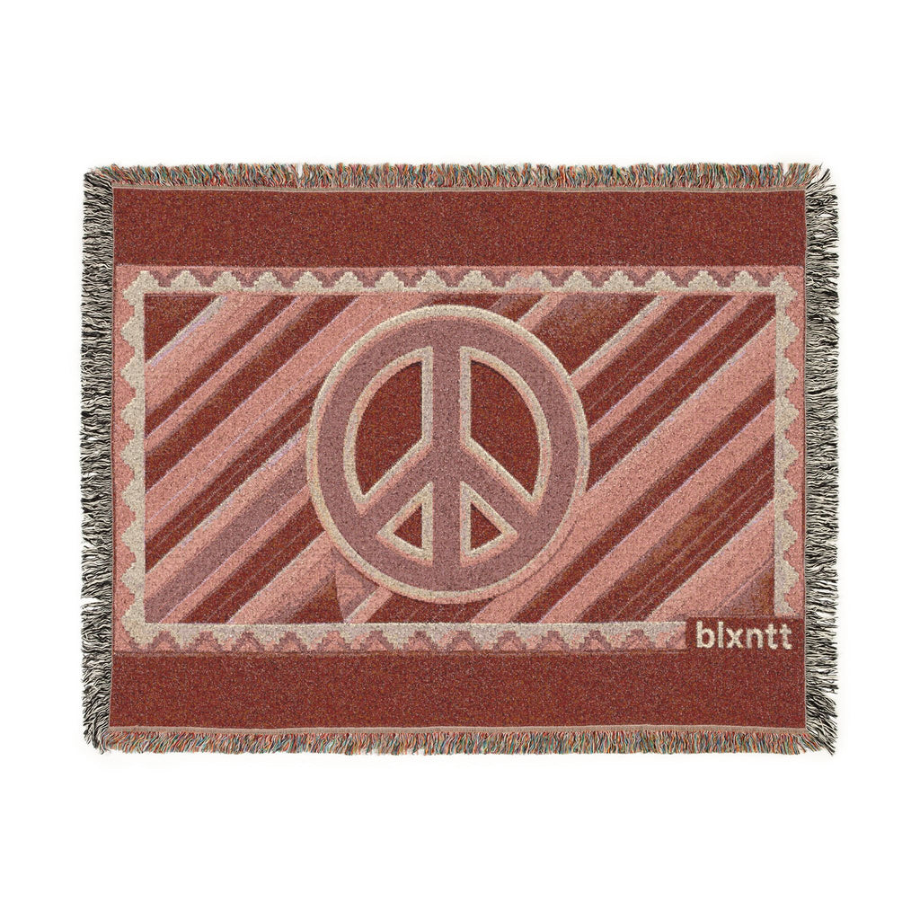 BLXNTT Pink Hippie Woven Blanket #4