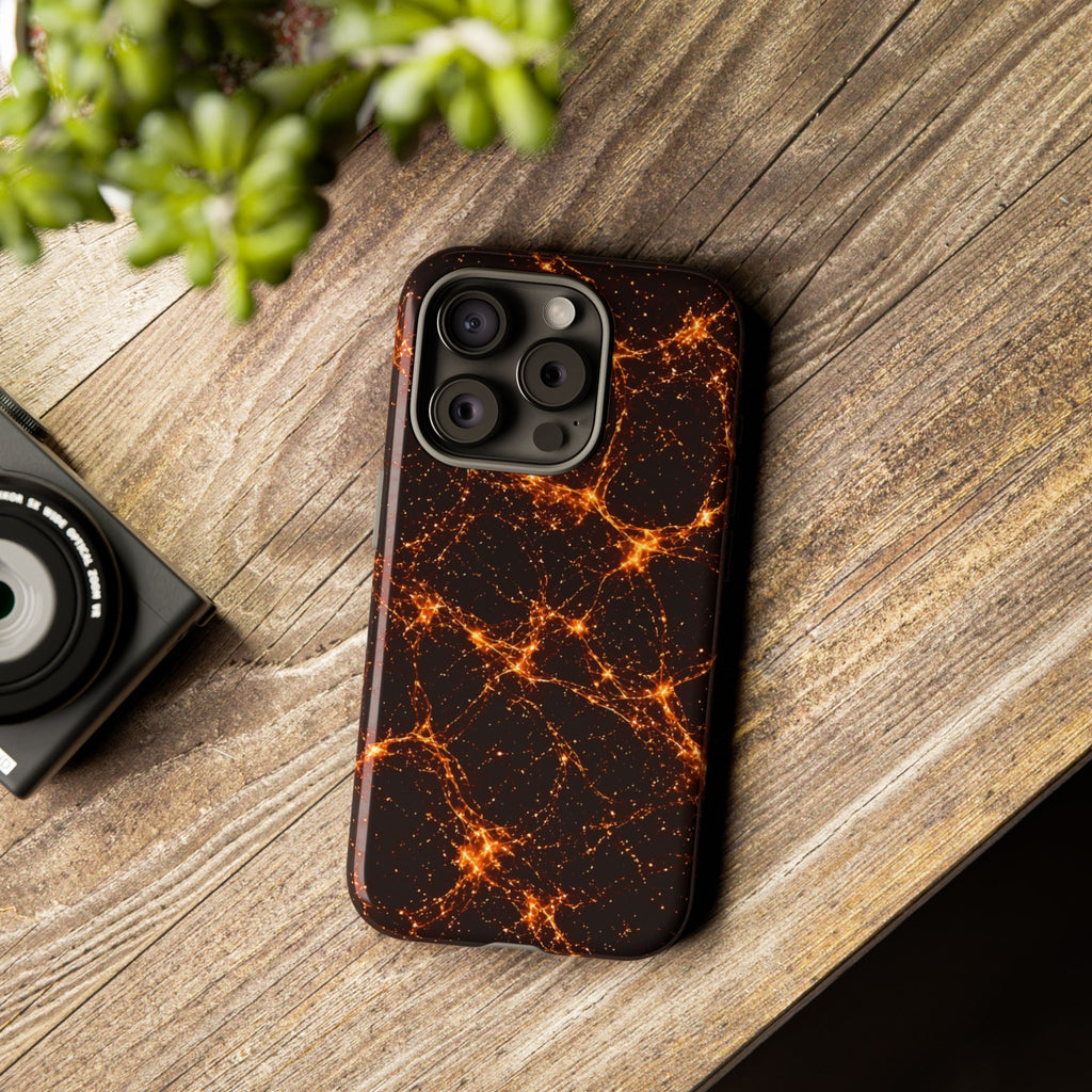 Neon Mycelium - Solar Flare Phone Case