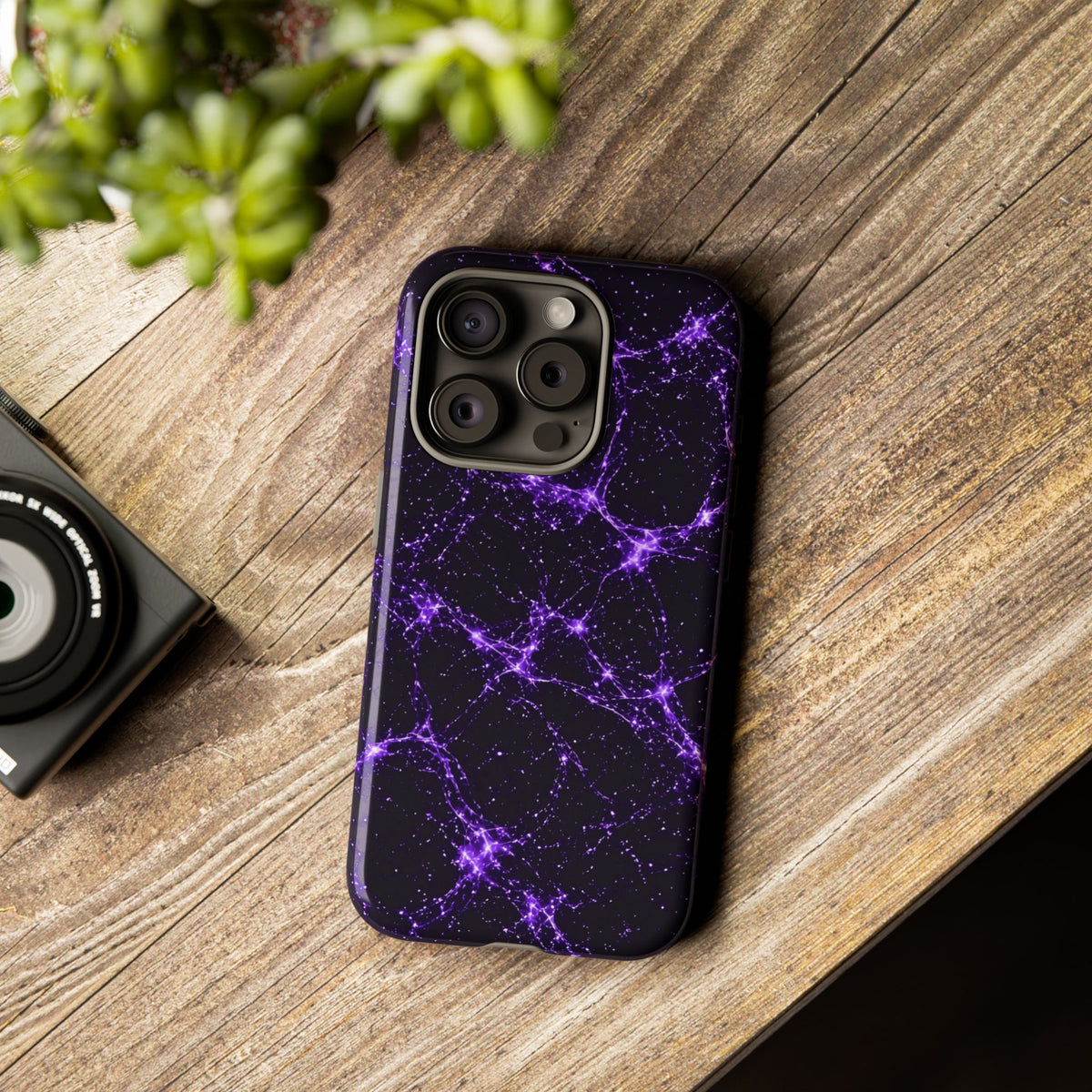 Neon Mycelium - Ultraviolet Phone Case