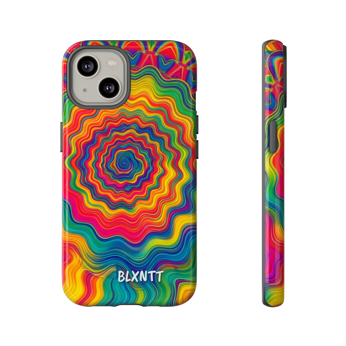 Hypnotic Rainbow Ripple Phone Case