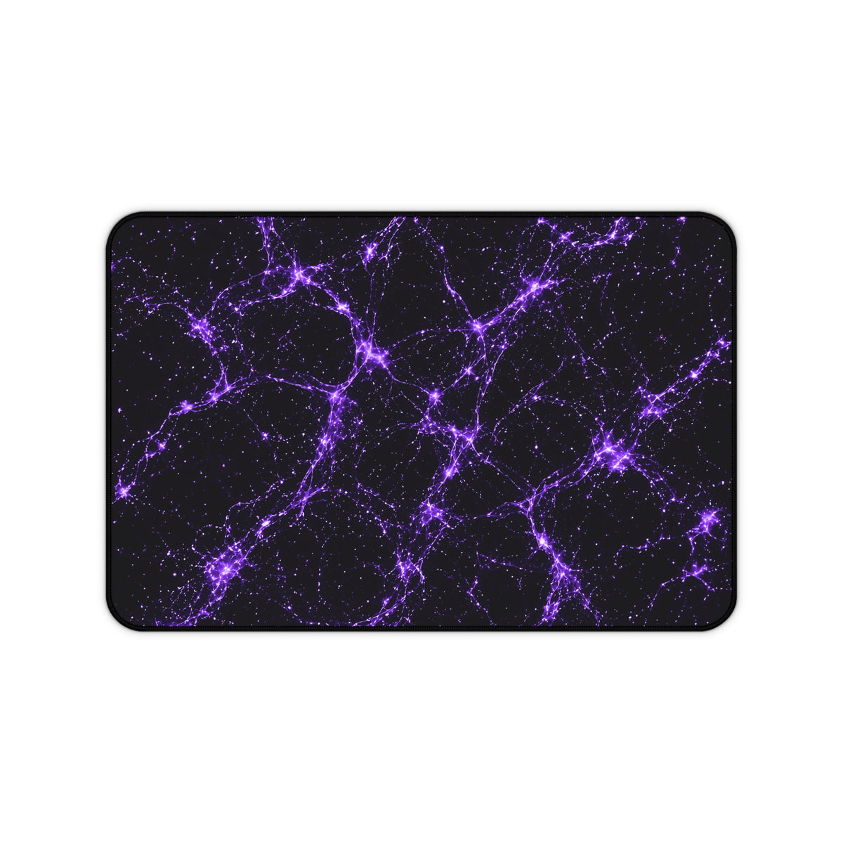 Neon Mycelium - Ultraviolet Desk Mat