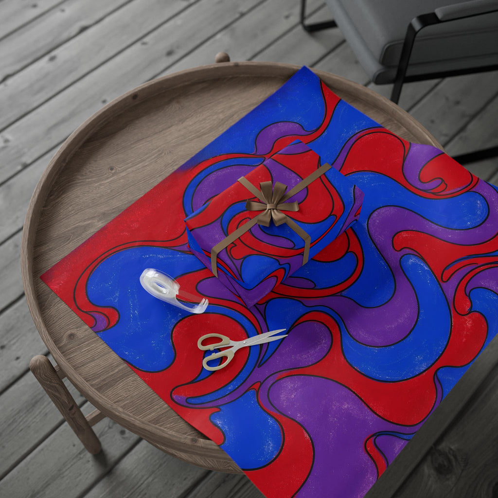 Fillmore Flow - Jewel Tones Wrapping Paper