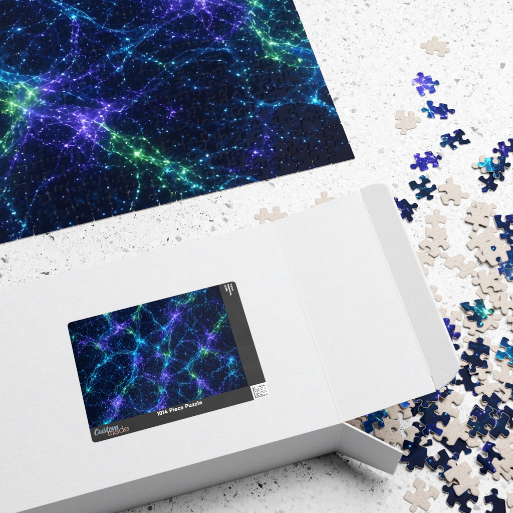 Neon Mycelium - Original Glow Jigsaw Puzzle