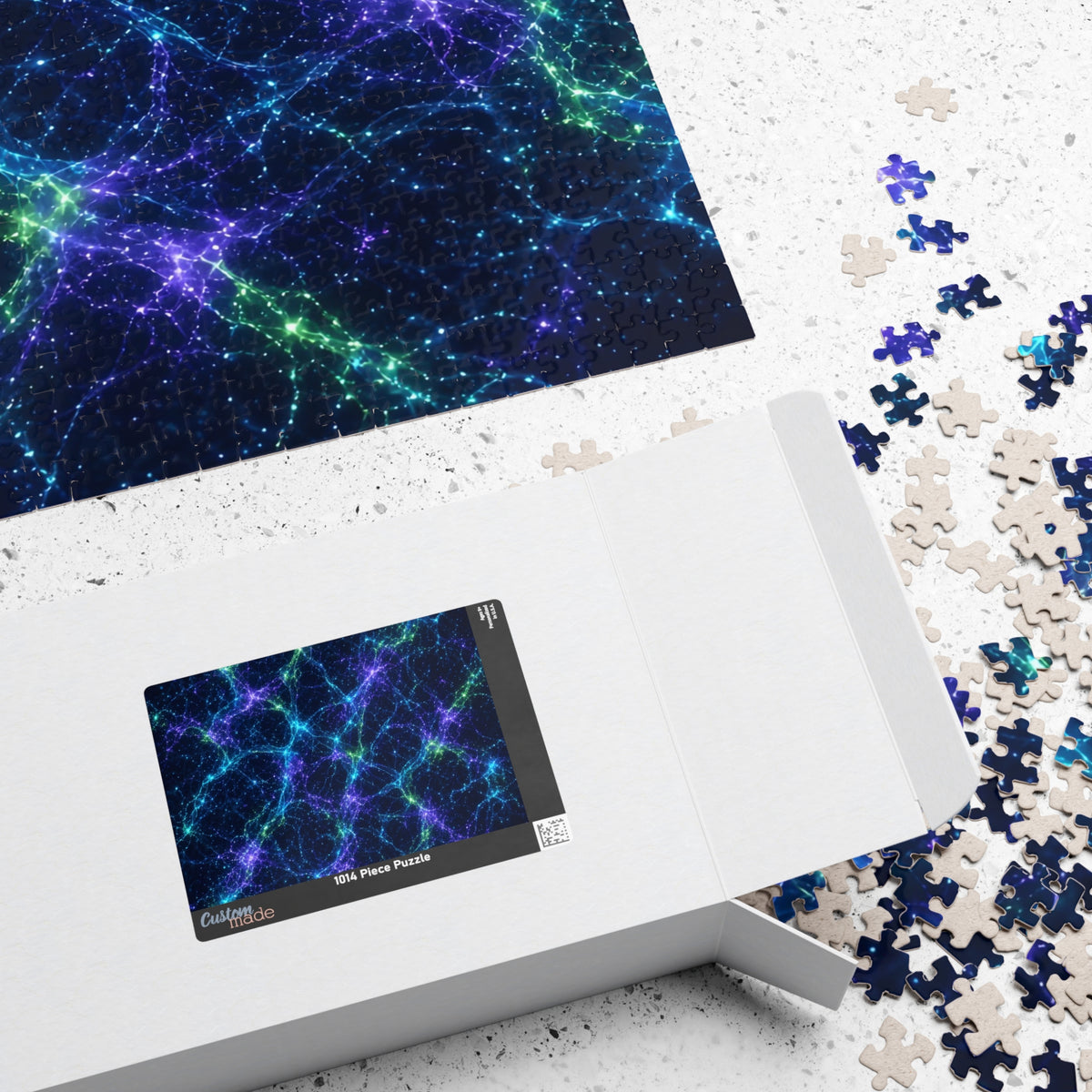 Neon Mycelium - Original Glow Jigsaw Puzzle