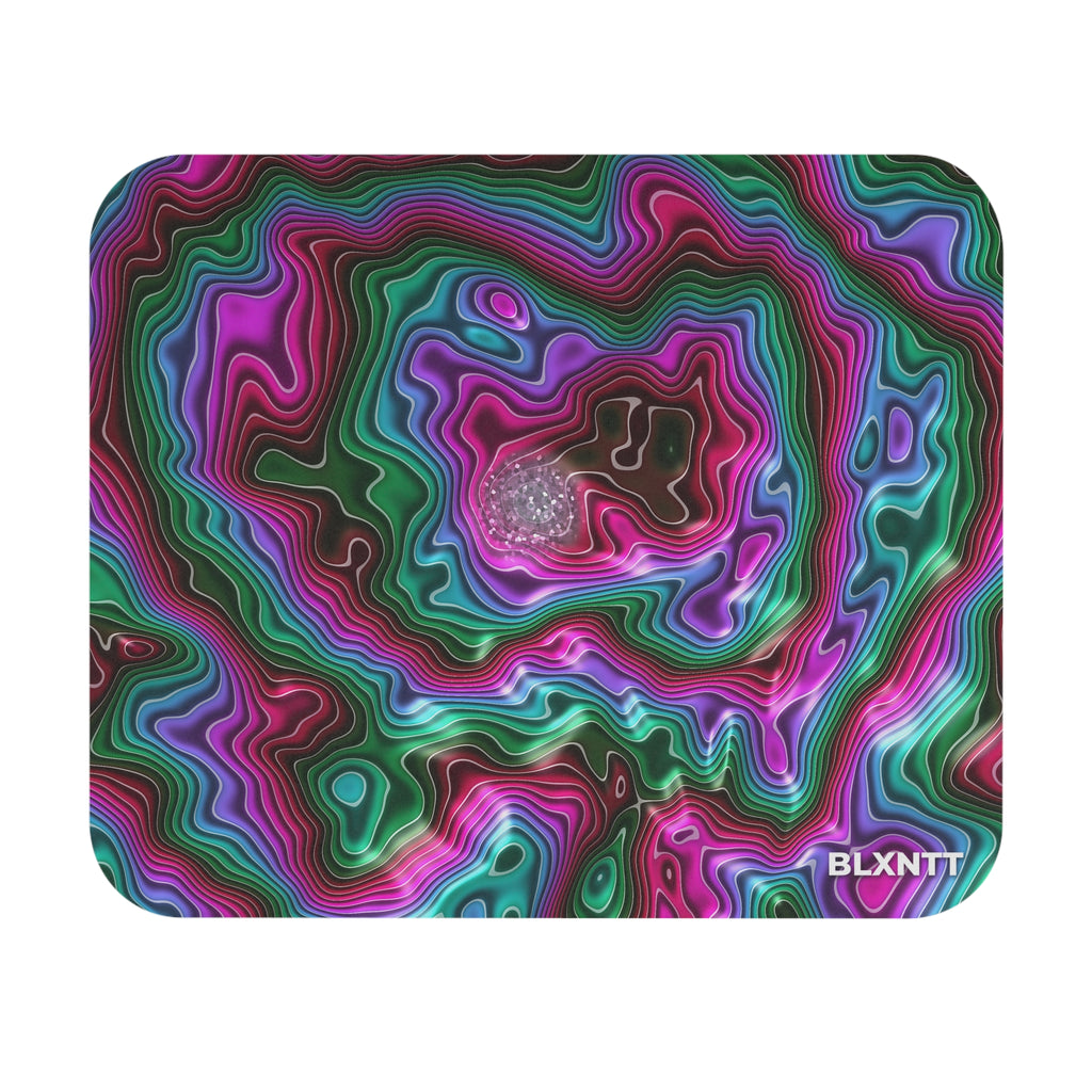 Neon Agate Mouse Pad