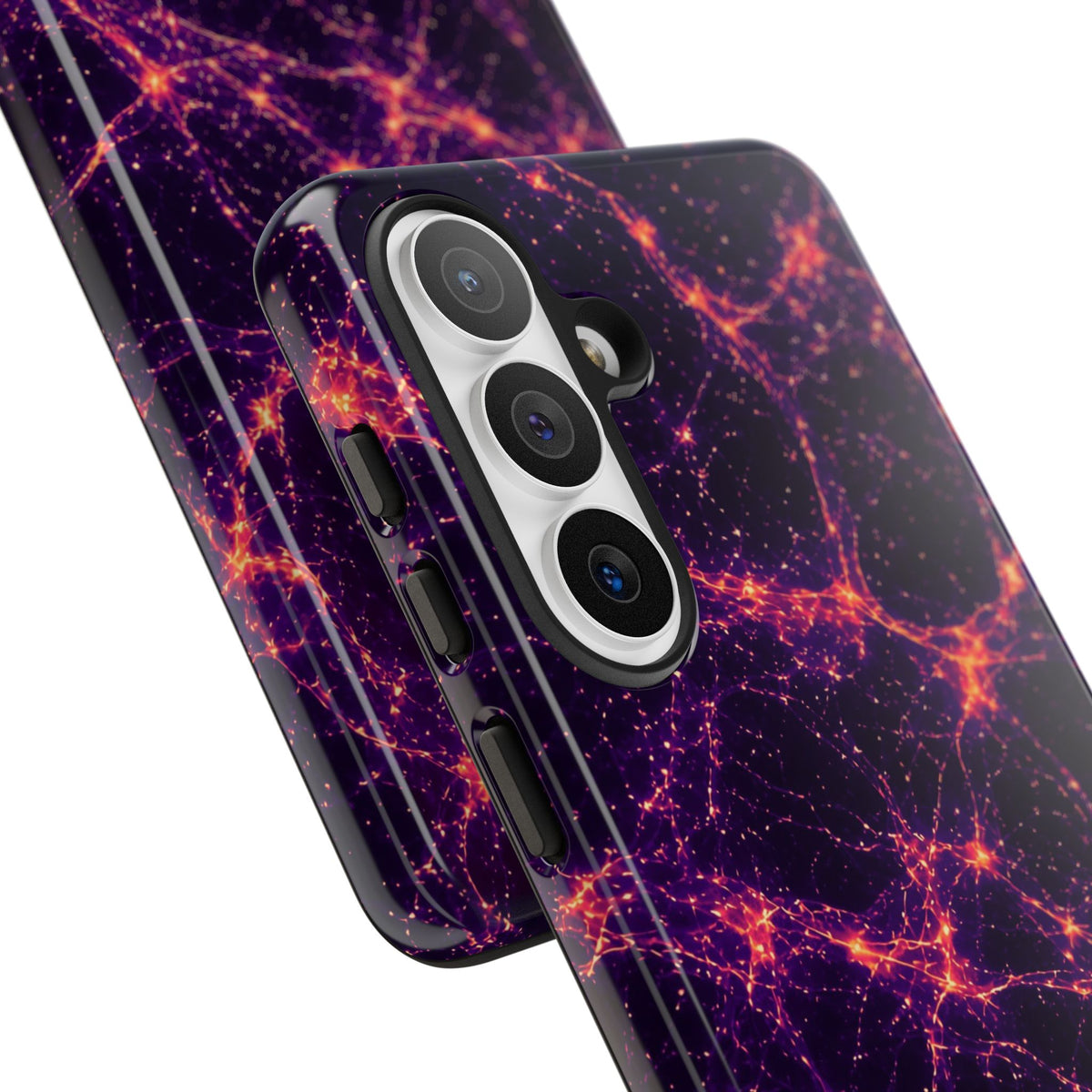 Neon Mycelium - Sunset Synapse Phone Case