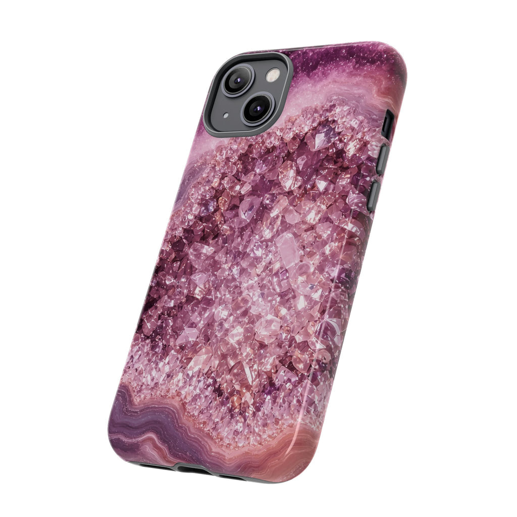 Geode Core - Rose Quartz Phone Case