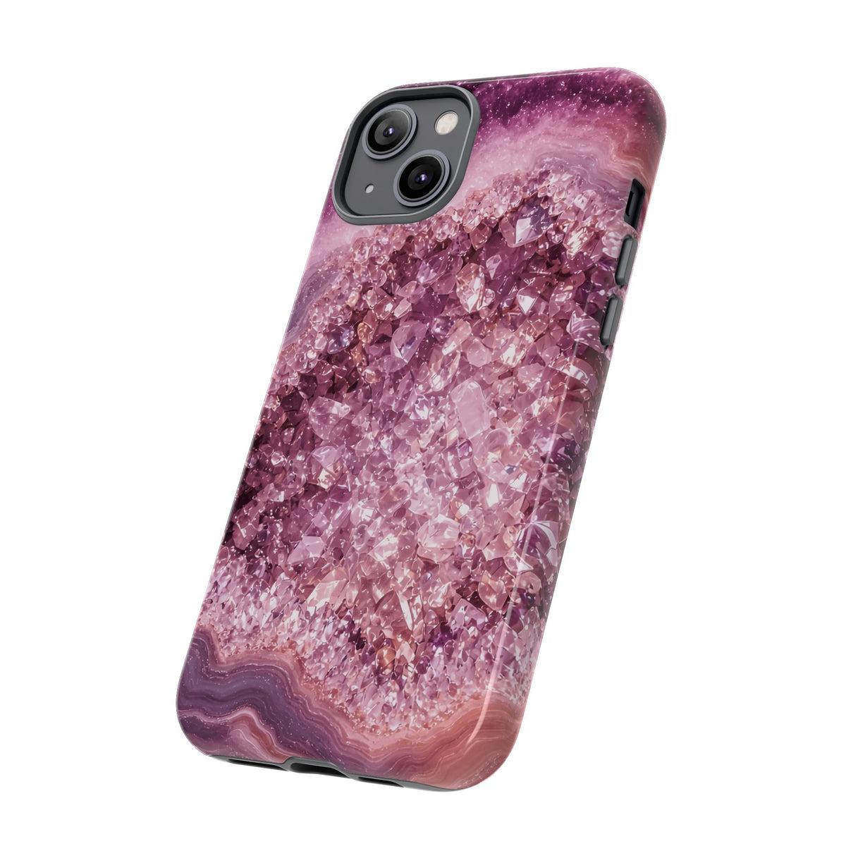 Geode Core - Rose Quartz Phone Case