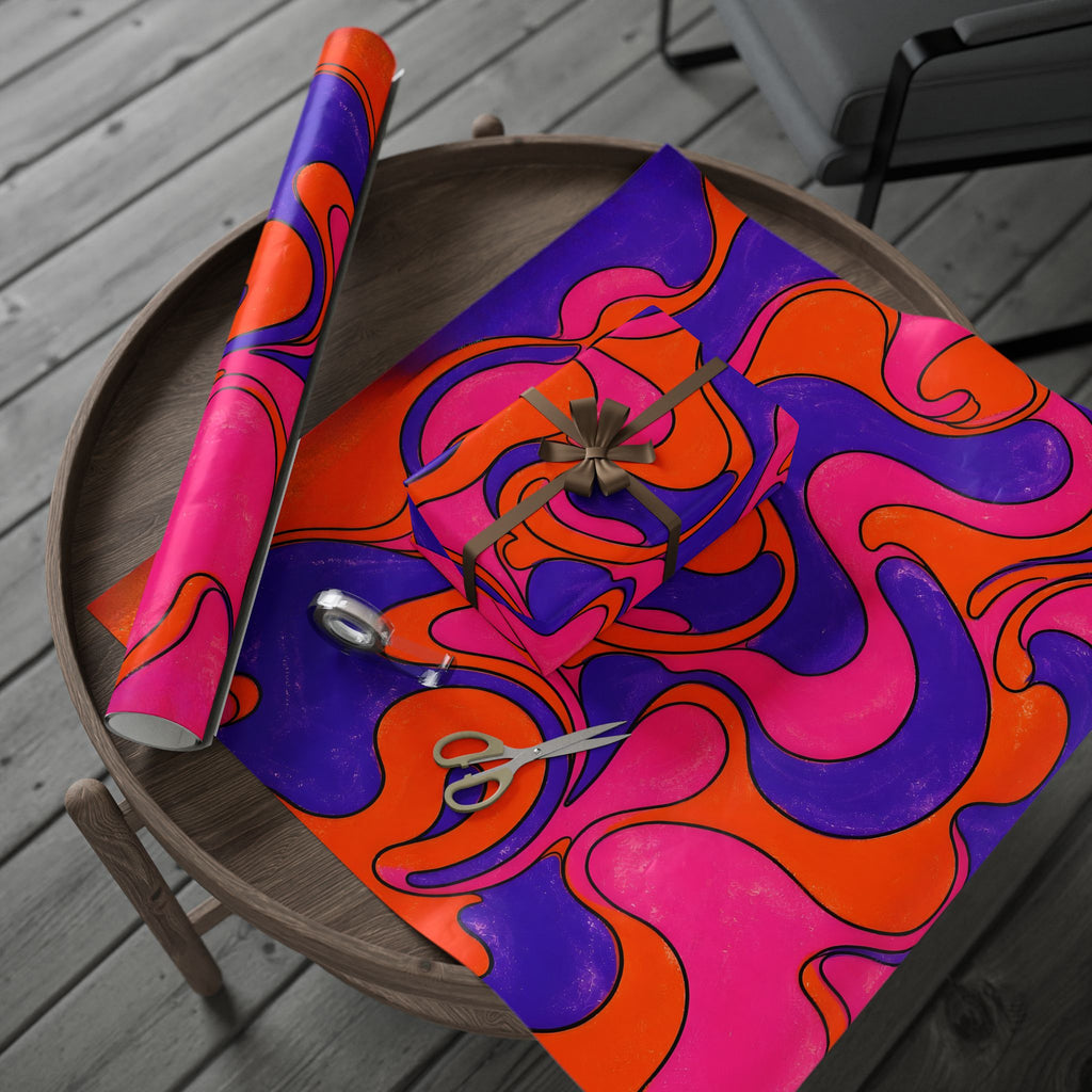 Fillmore Flow - Synthwave Wrapping Paper