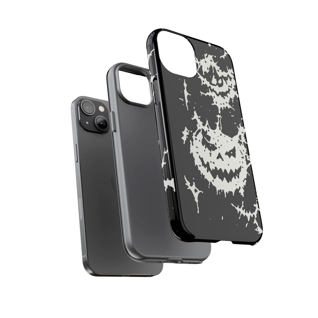 White Spiderweb Pumpkin Phone Case