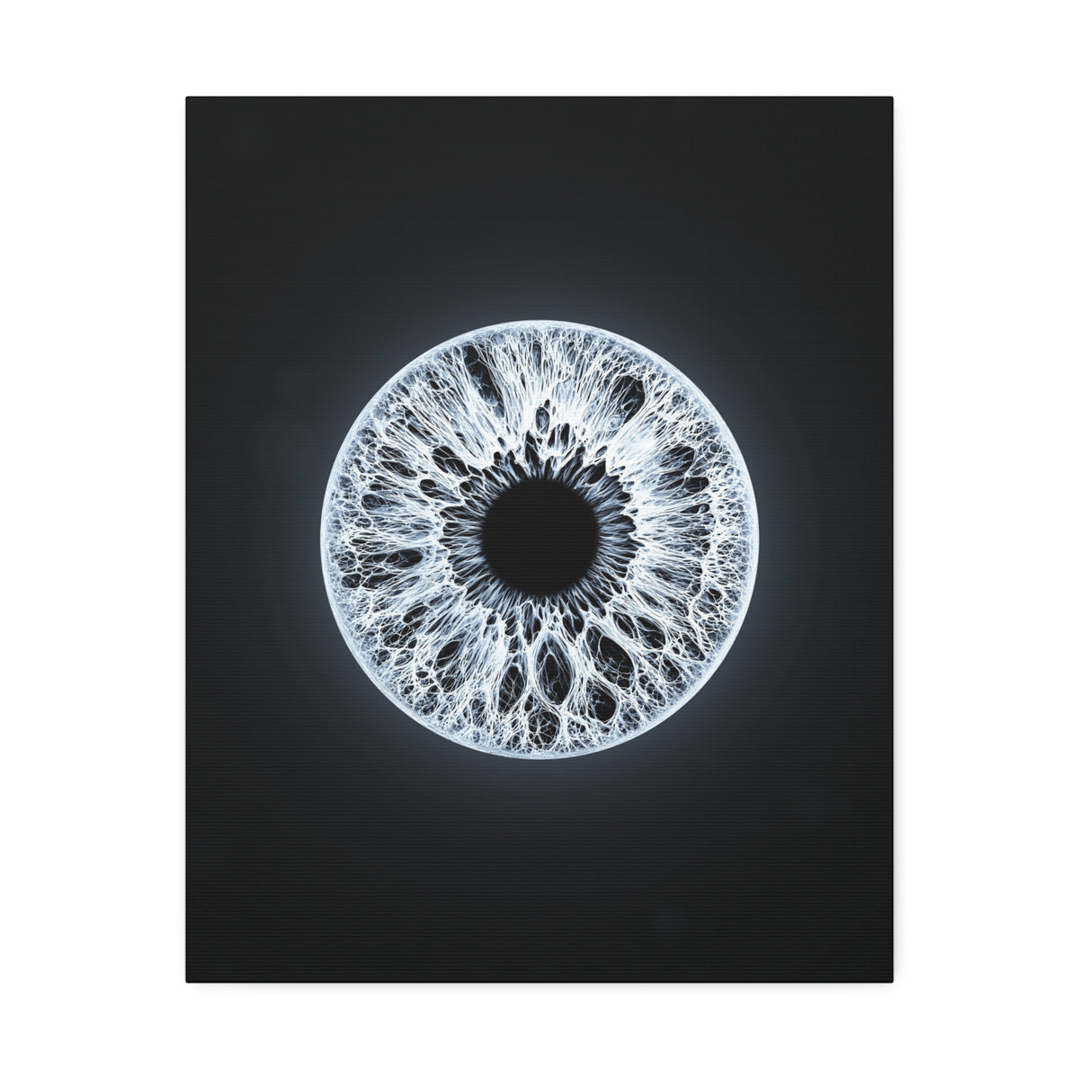 BLXNTT Iris – Lace Web Ice Silver Glossy Canvas