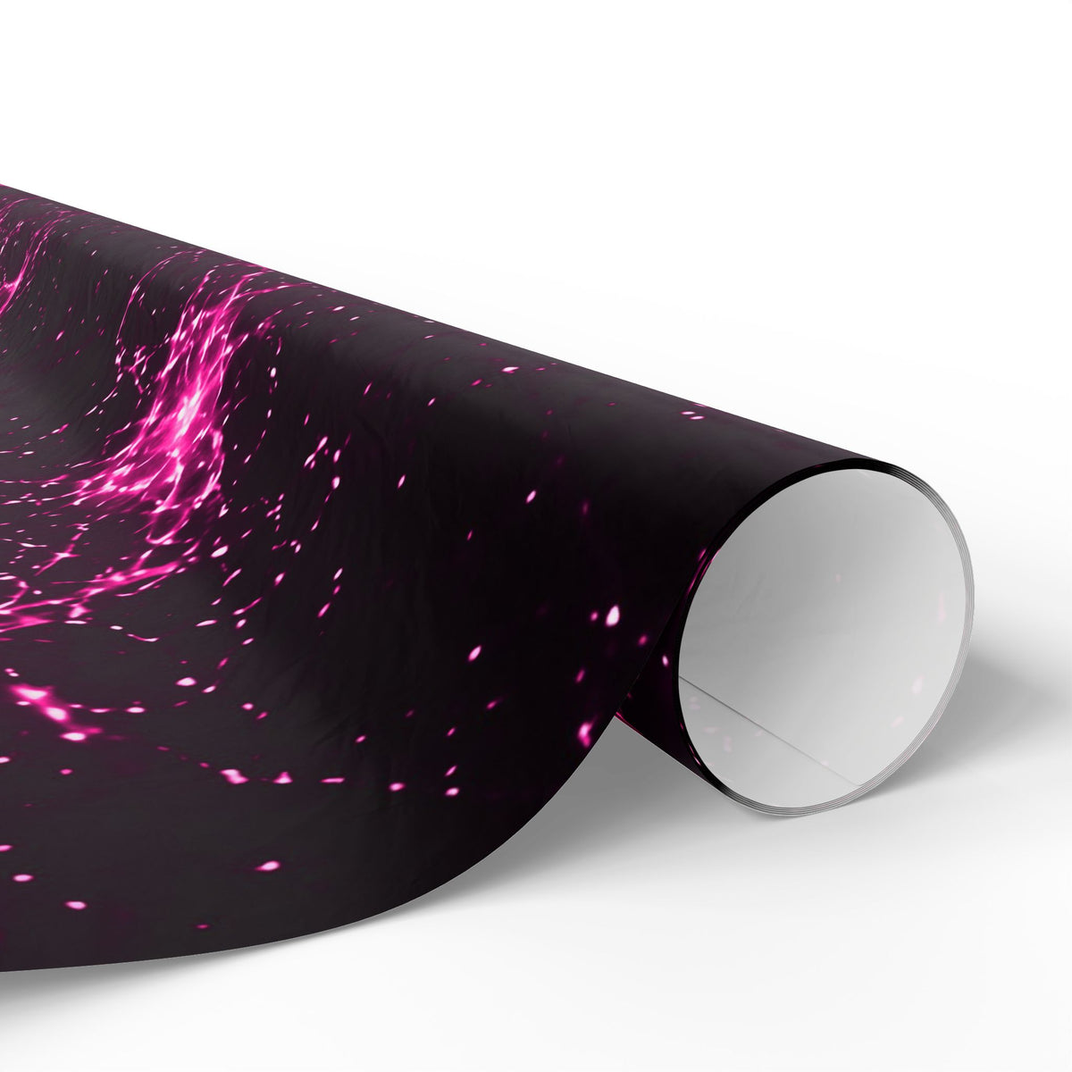 Neon Mycelium - Hot Pink Pulse Wrapping Paper