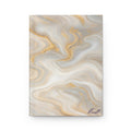 White & Gold Marble Hardcover Journal