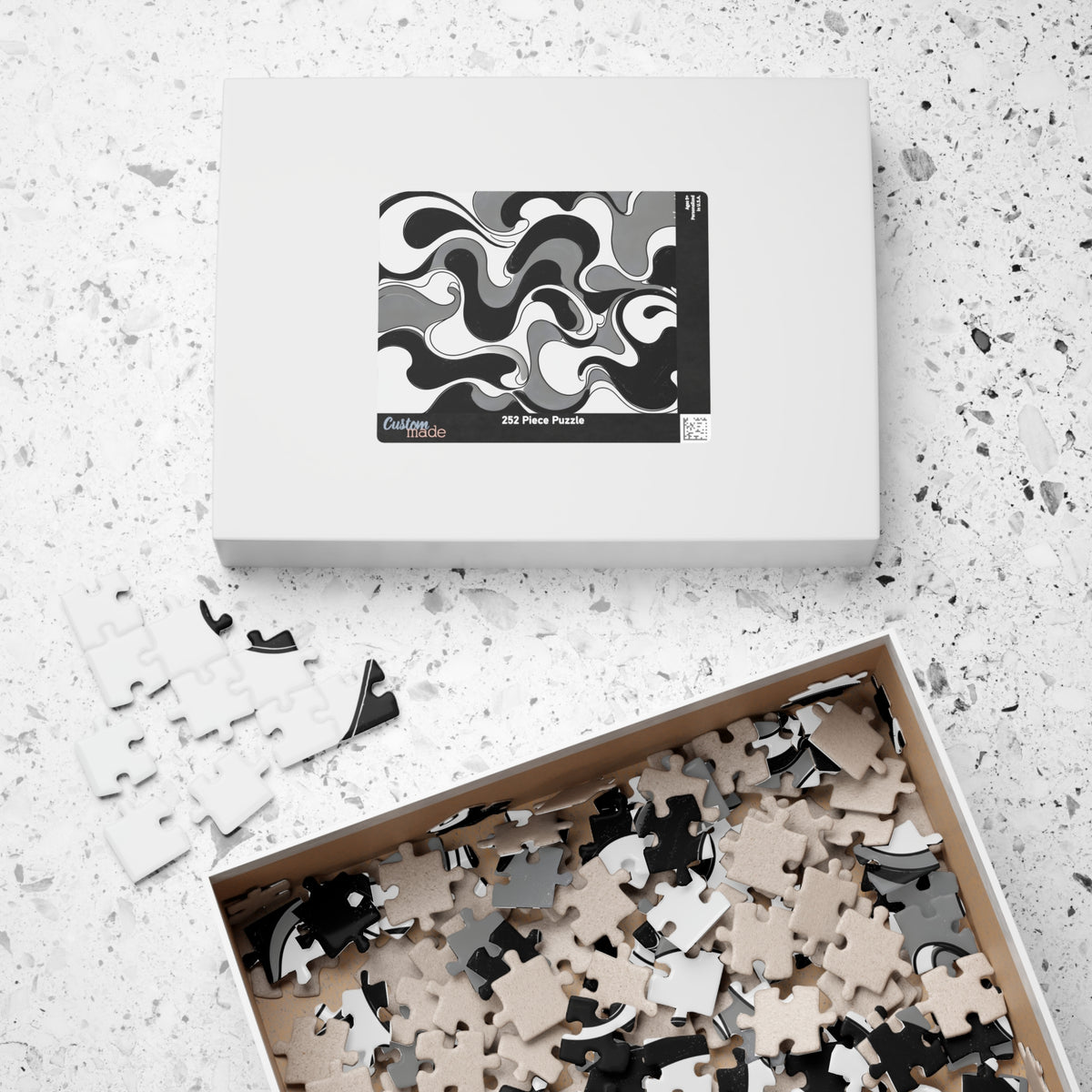 Fillmore Flow - Monochrome Jigsaw Puzzle