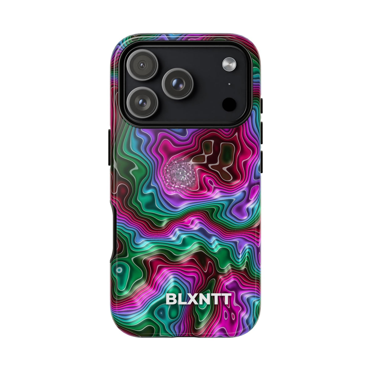 Neon Agate Phone Case