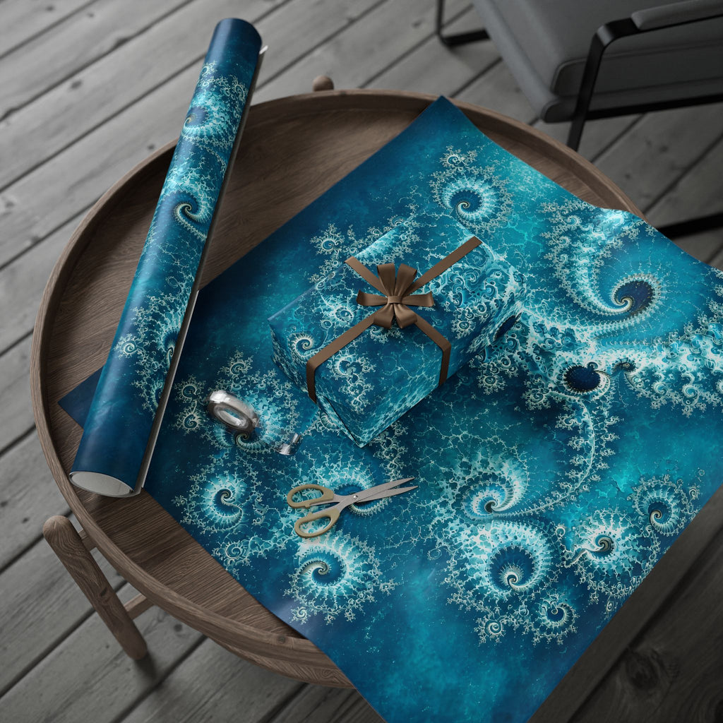 Copper Infinity - Lagoon Wrapping Paper