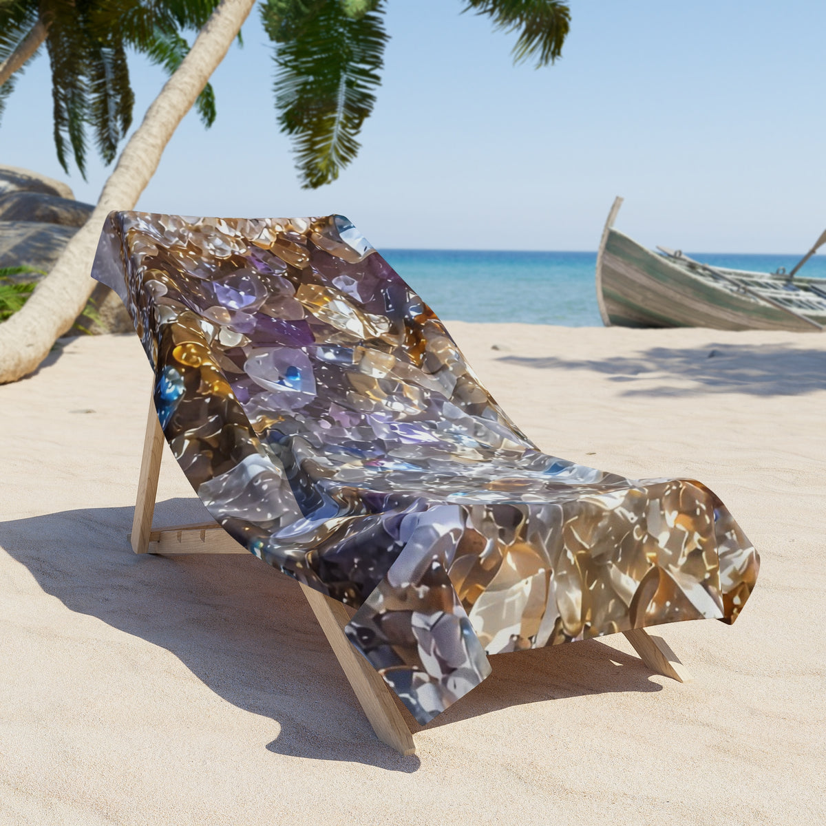 Geode Core - Original Core Beach Towel