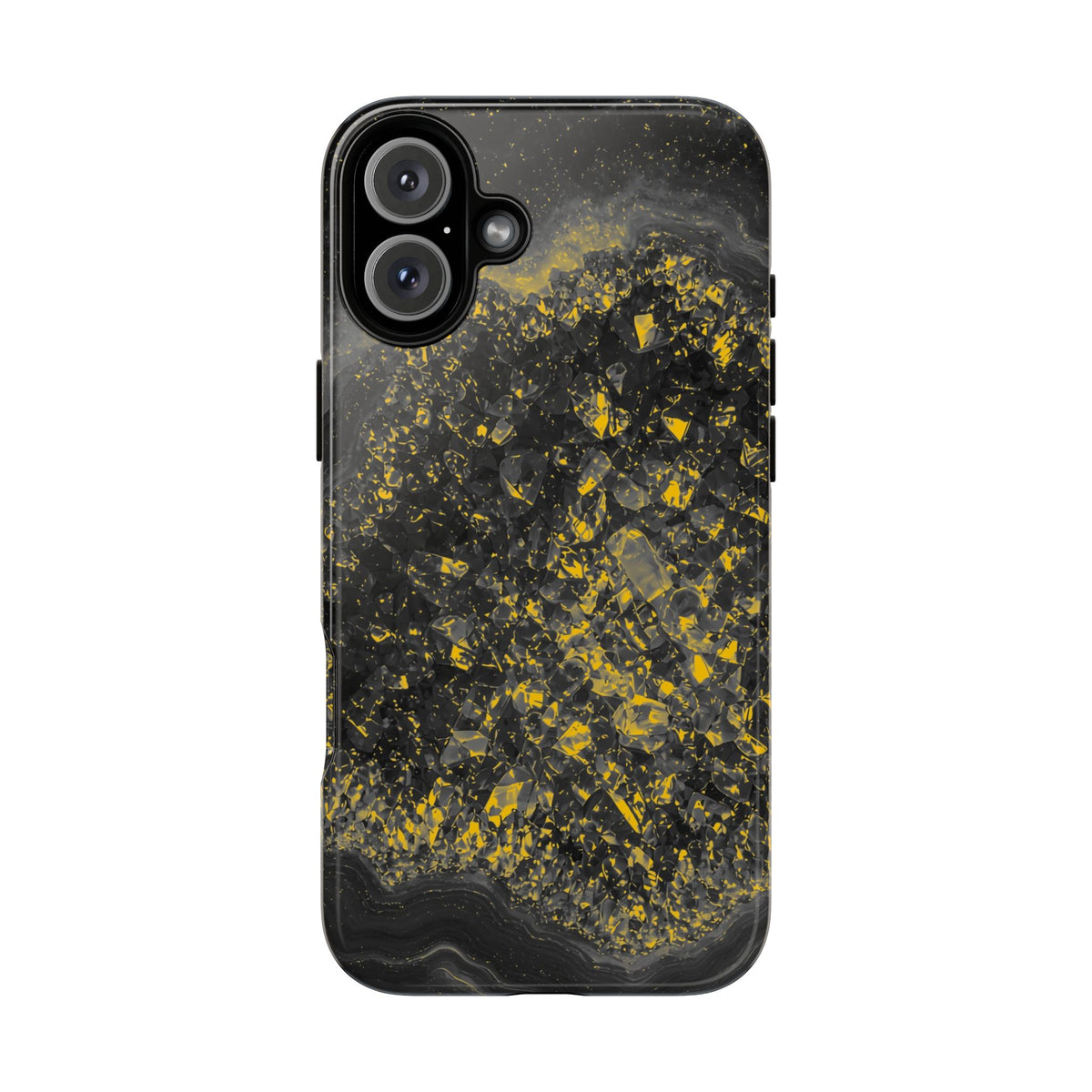 Geode Core - Mono Gold Spark Phone Case