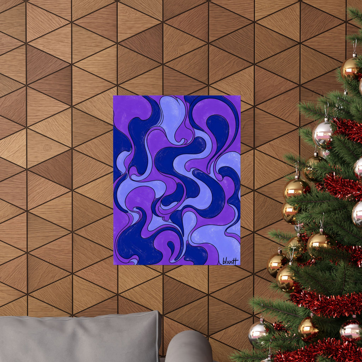 Fillmore Flow - Ultraviolet Poster
