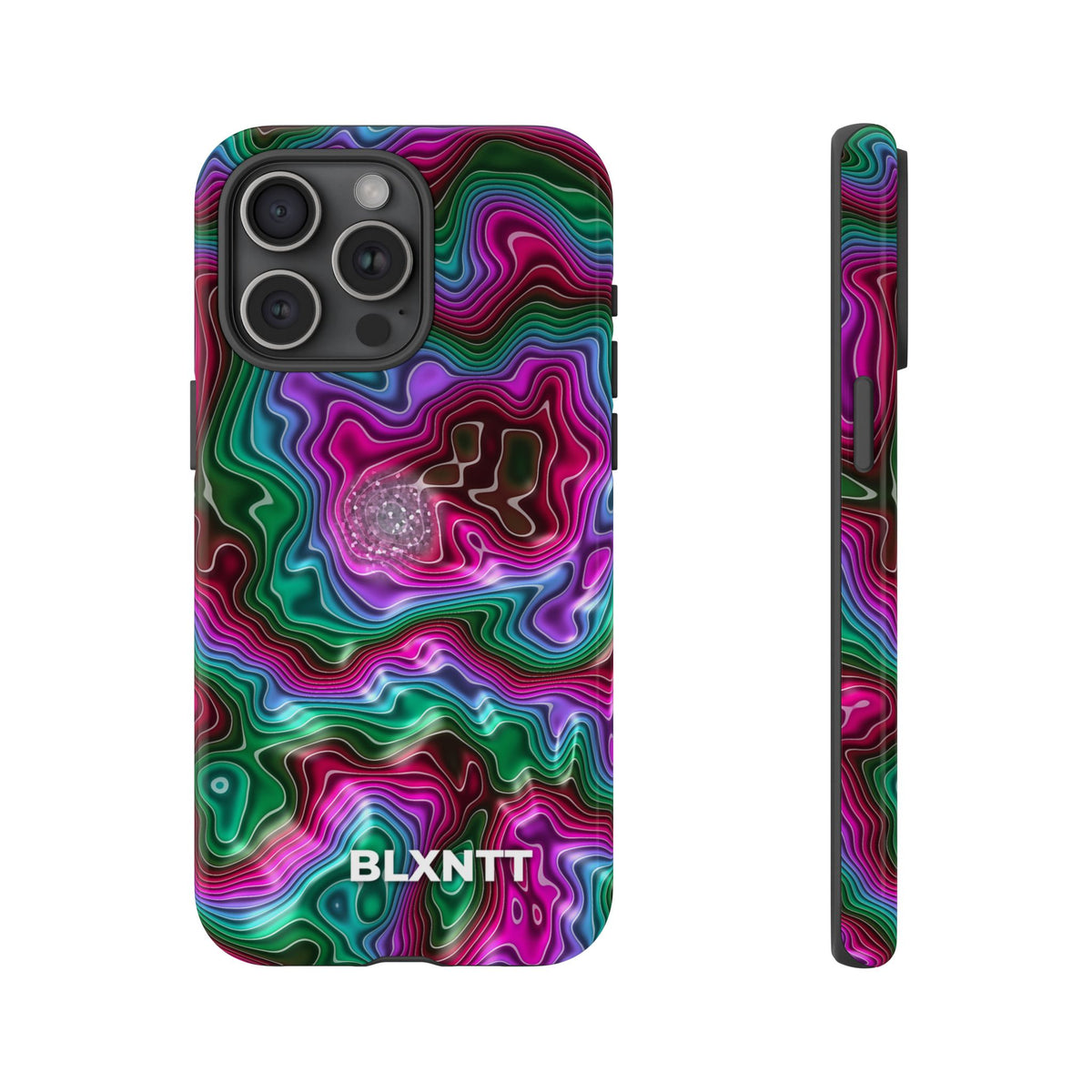 Neon Agate Phone Case