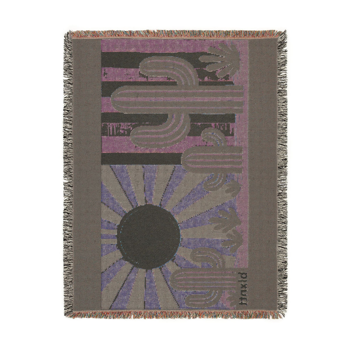 BLXNTT Green Hippie Woven Blanket #1