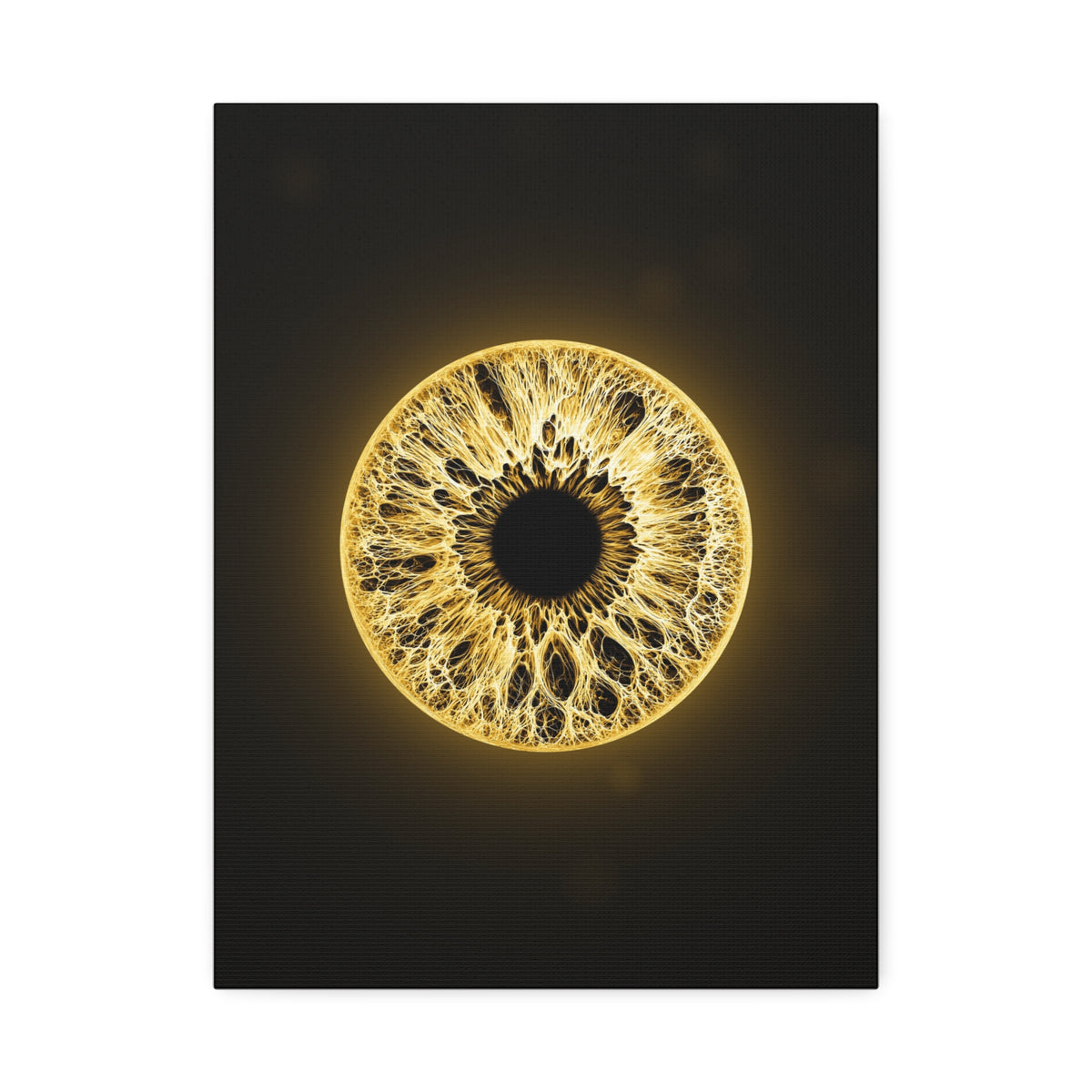 BLXNTT Iris – Lace Web Molten Gold Glossy Canvas