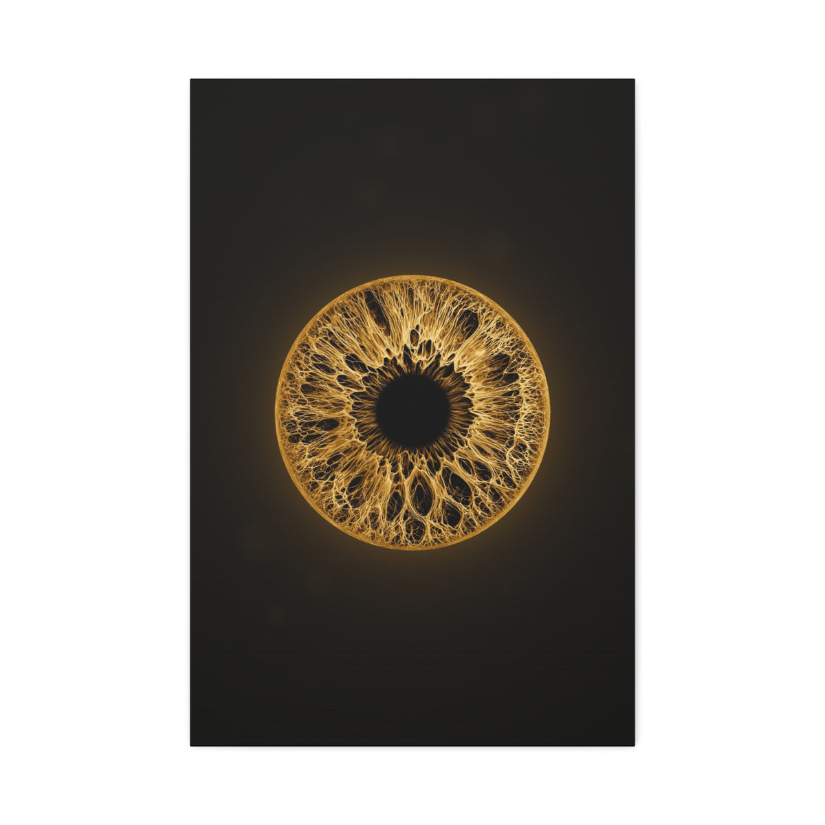 BLXNTT Iris – Lace Web Amber Glossy Canvas
